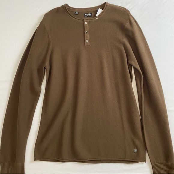 Buffalo by David Bitton Wamill Cotton Henley sweater - Picture 1 of 9